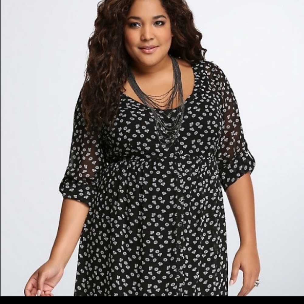 Torrid Diamond Print Dress